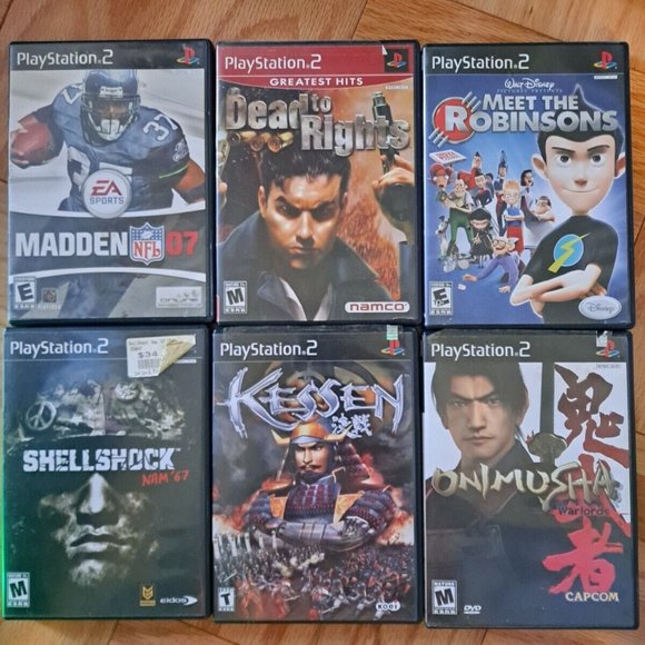 PlayStation 2 - 6 Games bundle C.I.B